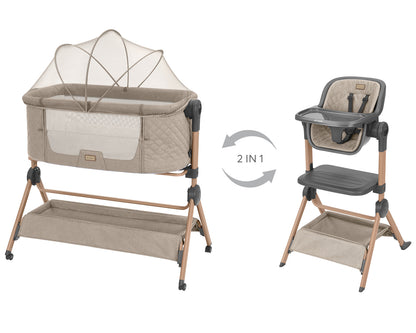 Cuna de colecho + Trona 2en1 Sleat Me