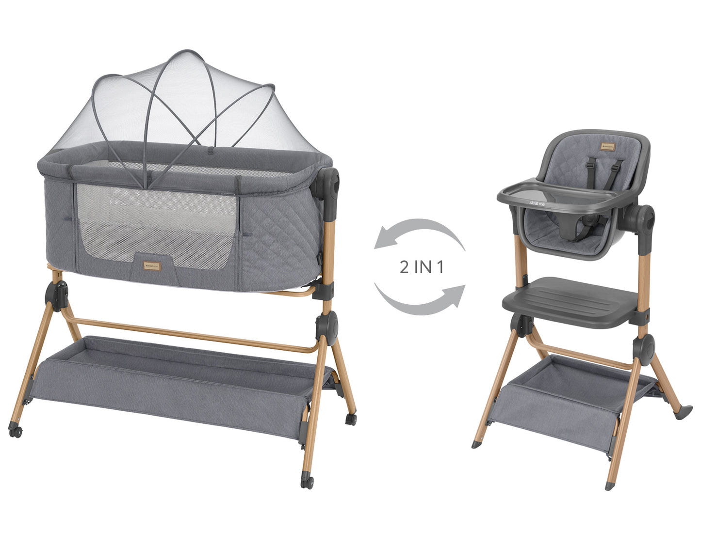 Cuna de colecho + Trona 2en1 Sleat Me